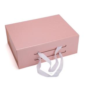 Quality Luxury Book Shape Ribbon Gift Box Rigid Cardboard Folding Sustainability wholesale