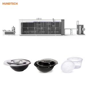 Quality 11T Affordable Disposable Pvc Vacuum Forming Machine 120KW 35 Shot/Min wholesale