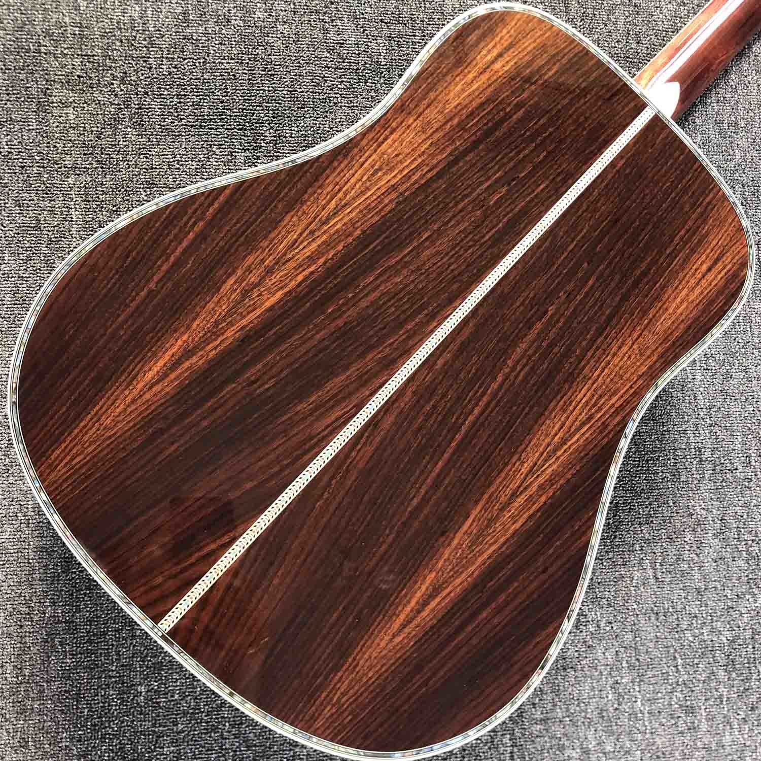 Solid Cedar Top D45lc Dreadnought Classic Acoustic Guitar with Pickup 301