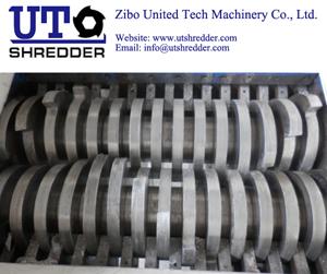 Quality low speed -Plastic recycling, Double Shaft Shredder D4280 - Rubber Tire Waste Recycling Equipment - scrap metal shredder wholesale