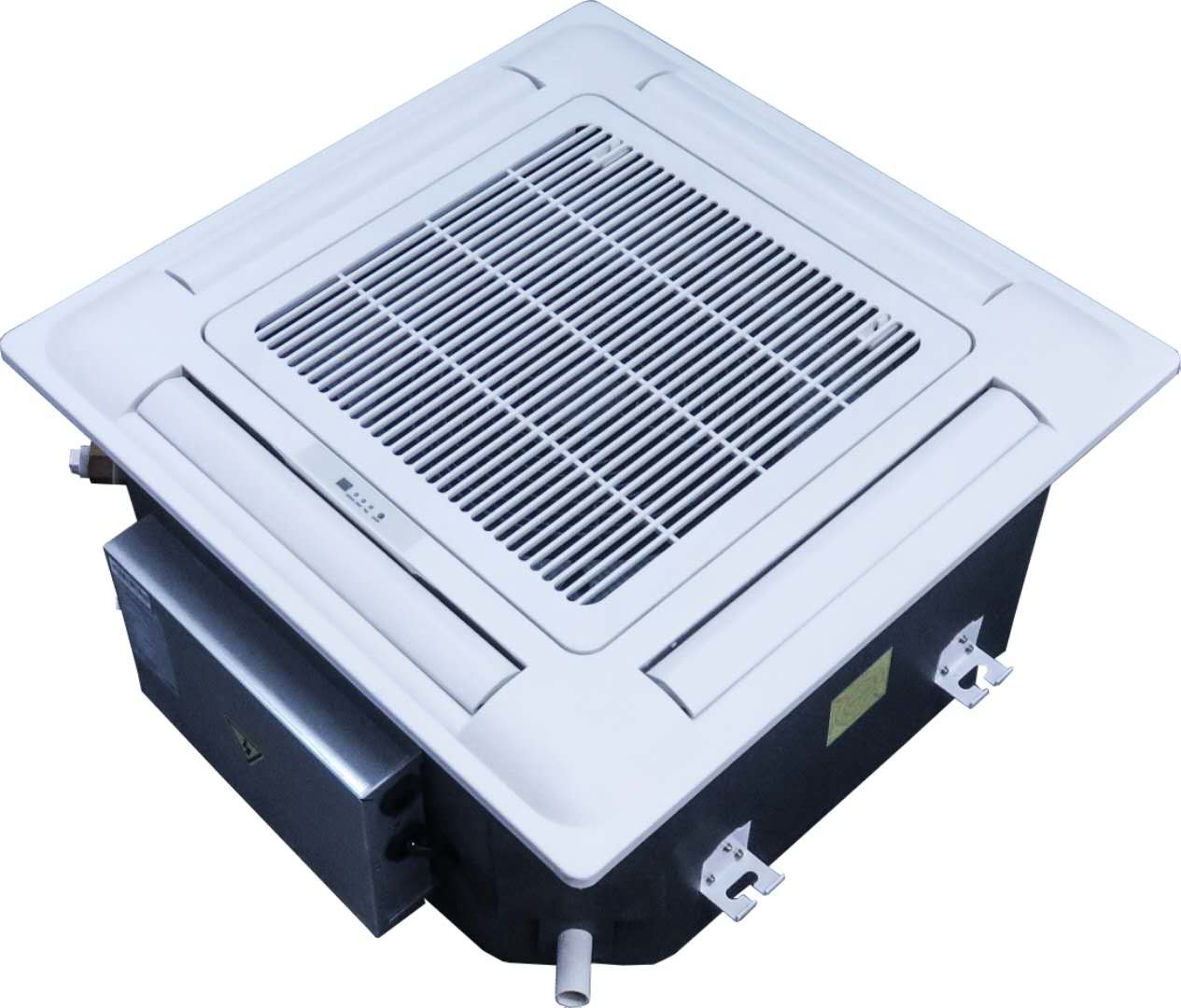 MECO CE CERTIFIED HYDRONIC FOUR WAY CEILING CASSETTE FAN COIL UNITS 0.6TR 200CFM with fresh air hole,build in water pump