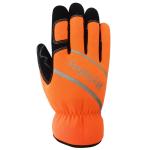 Tear Resistance Hi Vis Mechanic Gloves With Pu Anti Vibration Super Grip