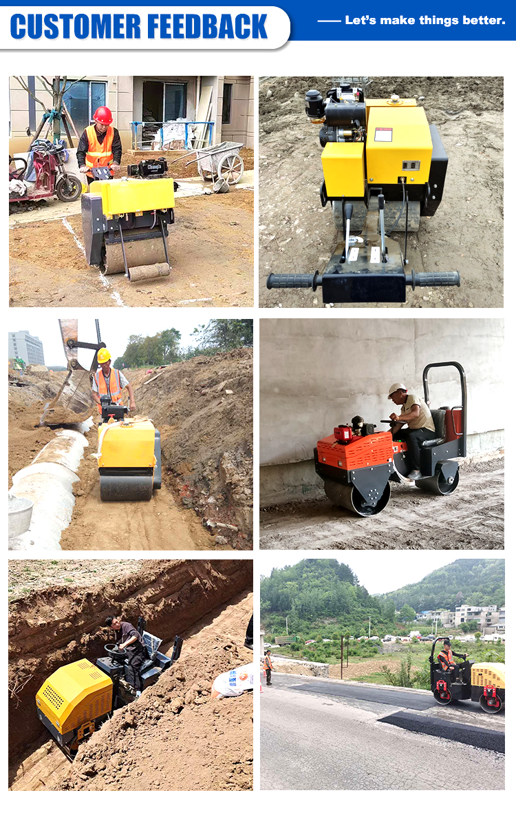 KYB Hydraulic Pump Single Drum Soil Asphalt Road Roller Compactor for Compaction