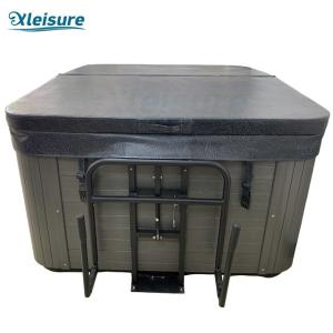 Quality Flexibly Custom Made Rectangle Charcoal Thermal Lid Vinyl Hot Tub Spa Covers For Balboa Hot Tub For Family Spa wholesale