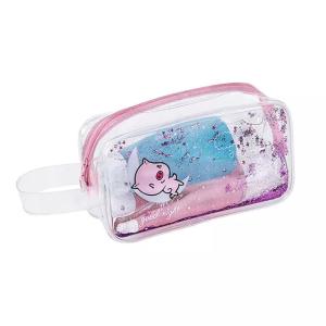 Quality Girls Small Makeup Promotional Clear Cute PVC Cosmetic Bag wholesale