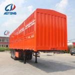 Bulk Cargo Transport 3 Axles Detachable Fence Truck Trailers