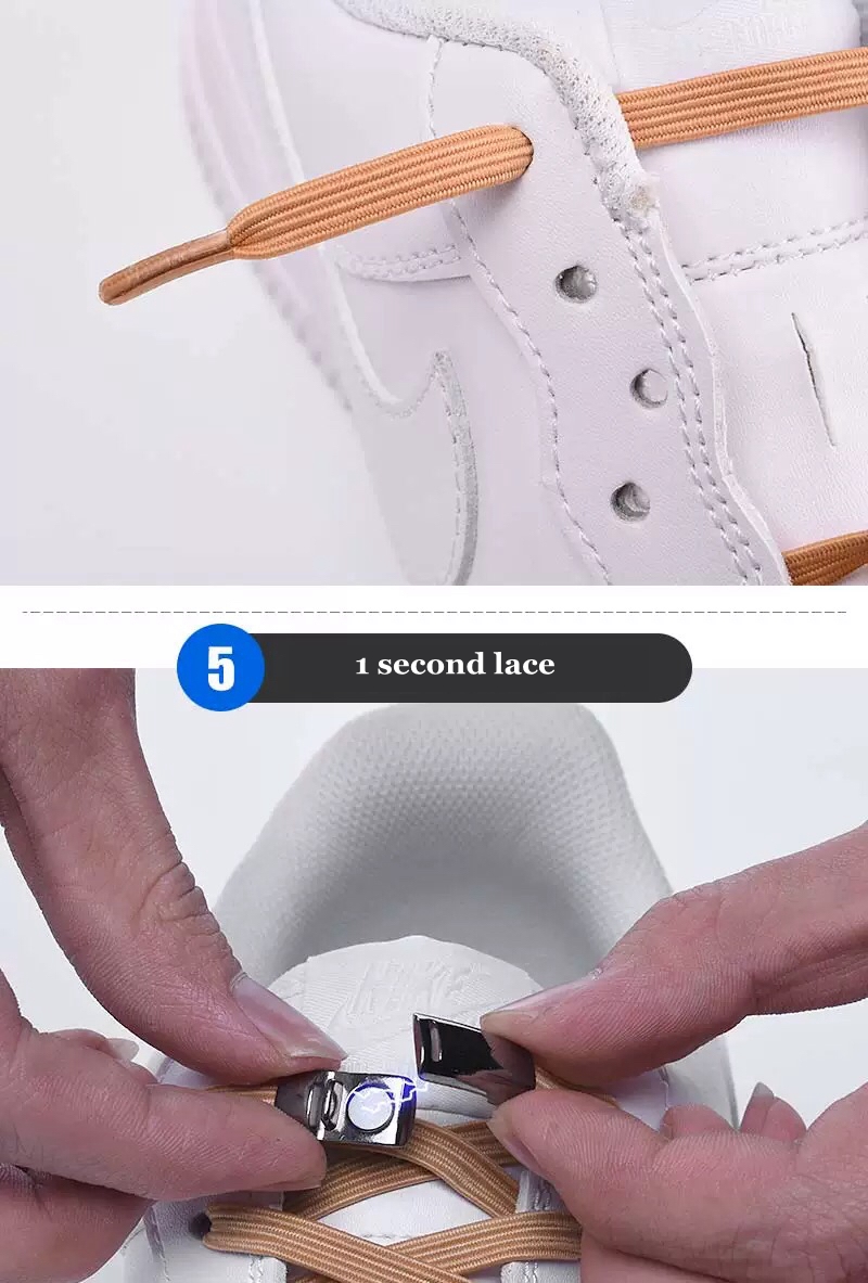 2020 New Colorful Fashion Silicone Lazy Shoe Lace