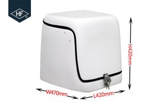 Quality Durable Motorcycle Delivery Box , 67L Fiberglass Reinforced Pizza Delivery Box For Motorcycle wholesale
