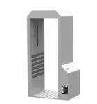 Atomization Disinfection chamber gate tunnel channel