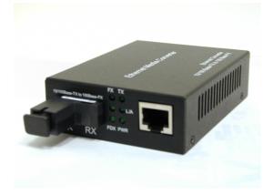 Quality 10 / 100M fiber optic ethernet converter , single mode media converter wholesale