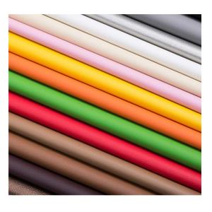Quality Durable Lightweight Faux Leather Fabric Custom Synthetic Pu Leather Fabric wholesale