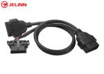 OBD2 OBDII Male to Hyundai and Kia OBD2 Female and OBD2 Female Y Cable with