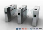 Anti - Reverse Retractable Turnstile Barrier Gate RS232 / RS485 550mm Passage
