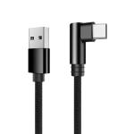 Wholesale Nylon Type C To USB 2.0 Type C Cable 90 Degree Angle USB C Cable Fast