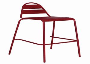Quality Manual Outdoor Garden Patio Steel Chair Customized 19mm Tube wholesale