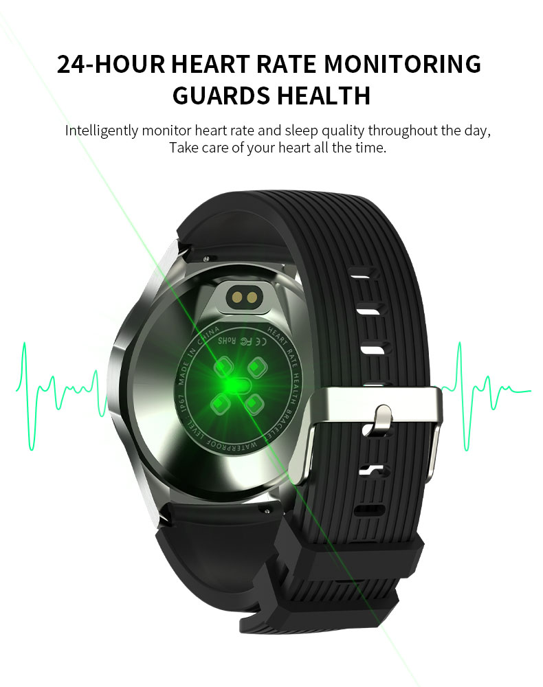 GT107 amazfit smart watch IP67 Circular Smartwatch Blood Oxygen Heart Rate Health Care