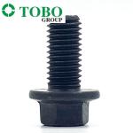 DIN6921 Aluminum Zinc Coating Grade 8.8 12.8 Hexagon Flange Bolt And Nut