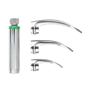 Quality Medical Hospital Surgical Equipment Optical Fiber Laryngoscope Set Fiber Optic Anesthesia Laryngoscope For Adult wholesale