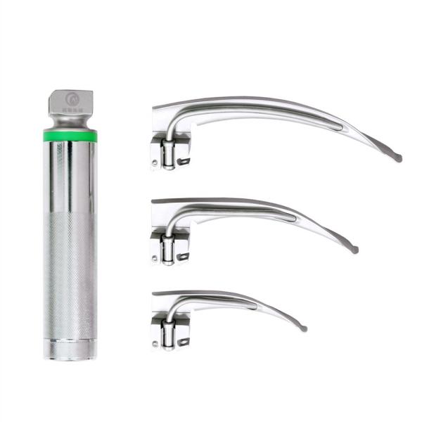 Medical Hospital Surgical Equipment Optical Fiber Laryngoscope Set Fiber Optic