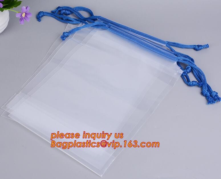 Biodegradable drawstring laundry poly bag with printing,Logo Printed Poly Drawstring Hotel/Travel Laundry Plastic bag