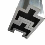 Custom Anodized Extrusion Aluminum Profiles H18 - H22 Hardness