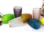 150mm Crystal Solid Colored Vintage Highball Glasses , 370ml Colored Highball