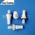 Abrasion powder painting guns spray flat jet nozzle + electrode holder set