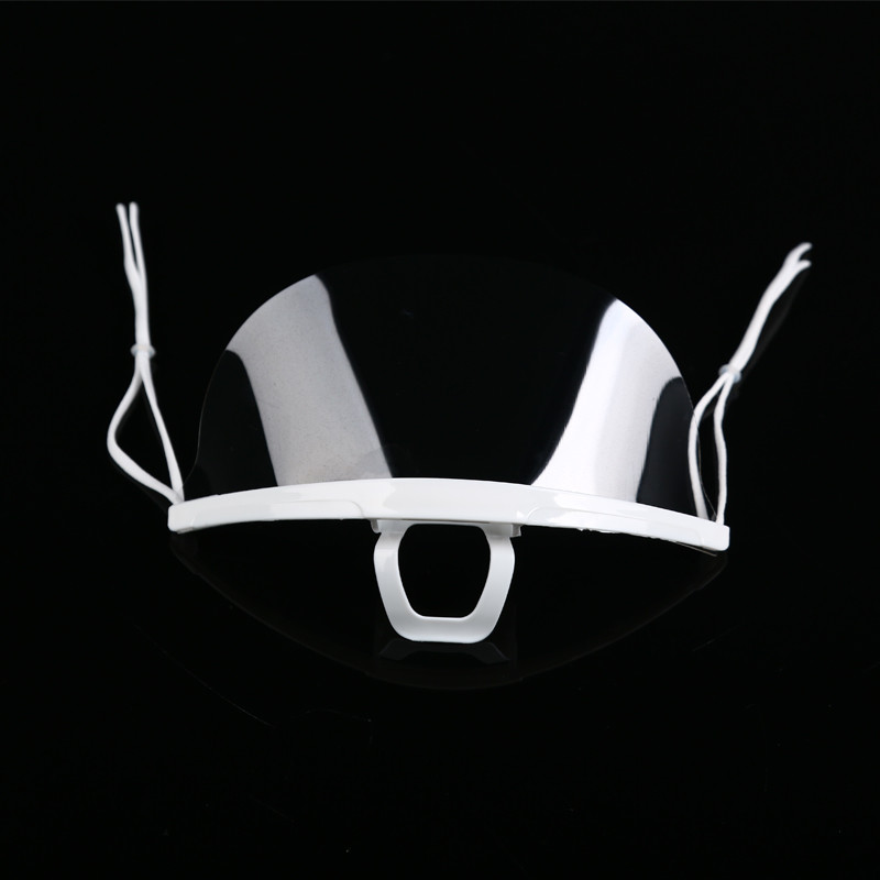 Food Processing 14*5.5CM Transparent Plastic Mouth Mask