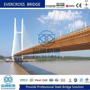 Quality Steel Truss Cable Stayed Bridges High Strength Steel Concrete Bridge wholesale