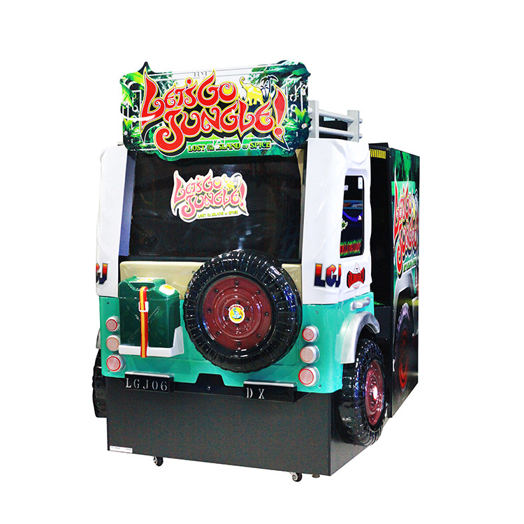 Coin Operated Shooting Arcade Machines , Metal Cabinet Jungle Adventure Game