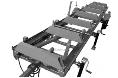 9HP Gasoline Engine Portable Horizontal Band Sawmill With 3.74*1.8*.17m Dimension