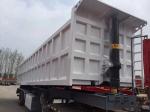 Yellow Tipper Semi Trailer 6 Axles Semi Tipper Truck 80Tons