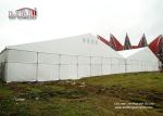 40m Temporary Waterproof Outdoor Exhibition Tents With White PVC Cover For