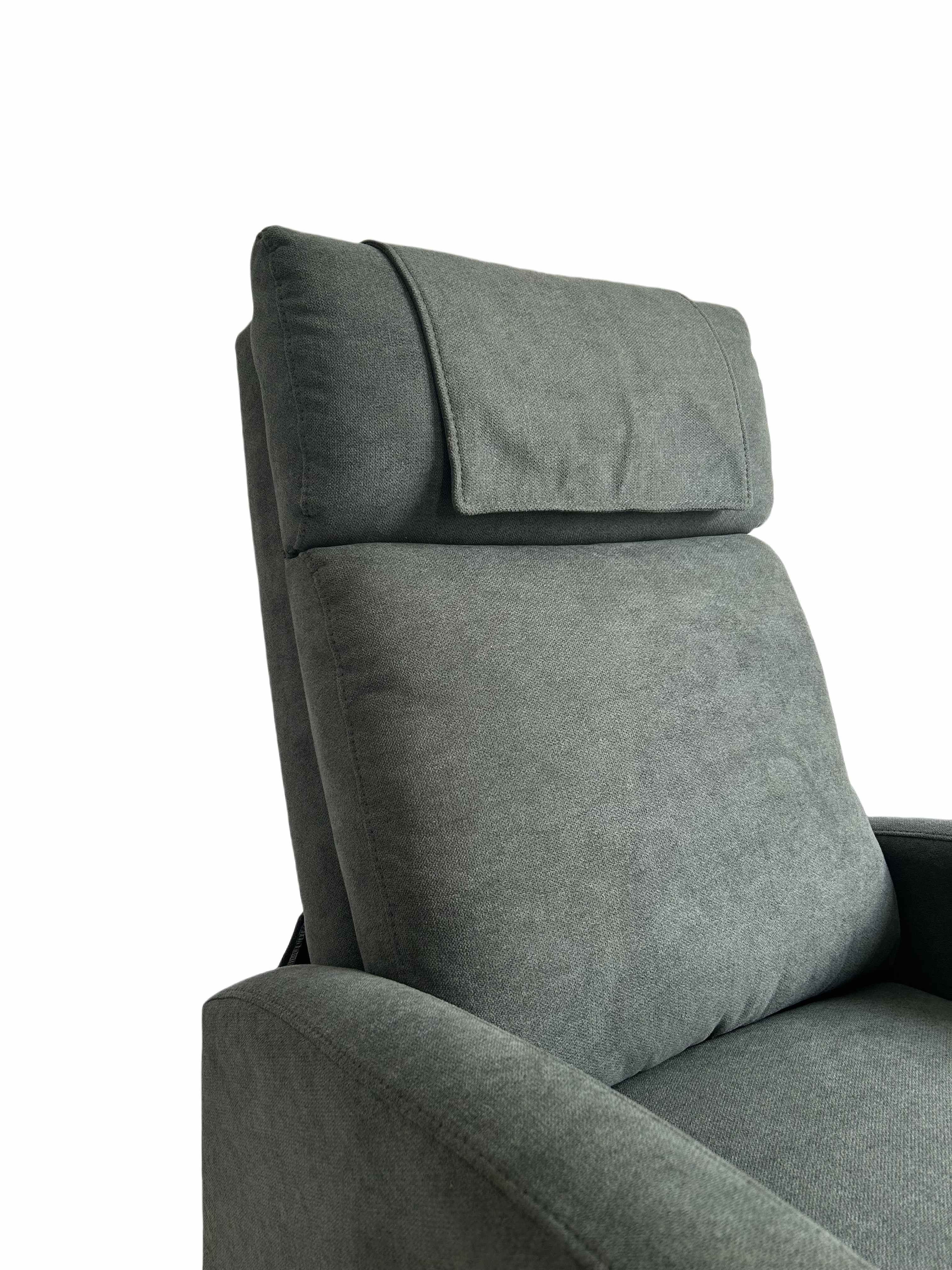 Adjustable Home Theater Single Fabric Recliner Sofa Furniture with Thick Seat Cushion and Backrest