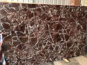 Quality Rosso Levanto Red Marble Flooring Border Smooth Looking wholesale