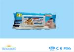 Flushable Disposable Baby Wipes Biodegradable Non Toxic Logo Customized