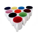 DIY 11oz White Ceramic Sublimation Coffee Mug Inner Color For Sublimation Photo