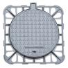 Buy cheap Municipal Ductile Iron Manhole Cover D400 Round Composite 850 * 850mm from wholesalers