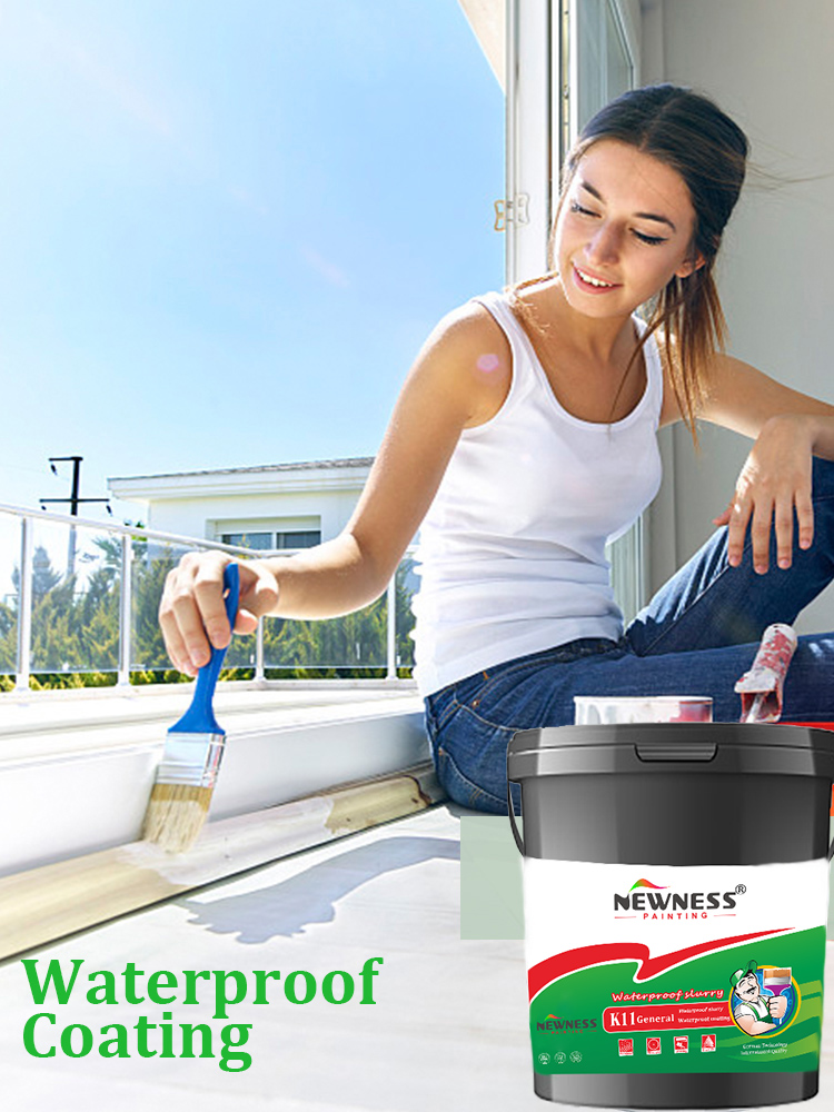 Brush Application Method Liquid Coating for Durable Concrete Roof Protection