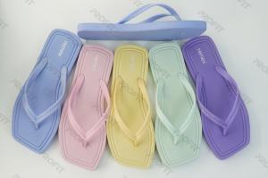 Quality Summer PVC Strap PE Outsole Square Toe Flip Flop For Lady wholesale