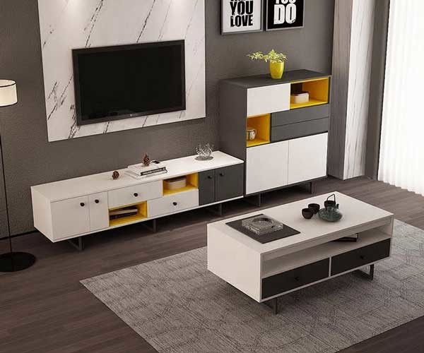 Luxury Small Wooden Center Tables Anti Scratch Office / Living Room Furniture