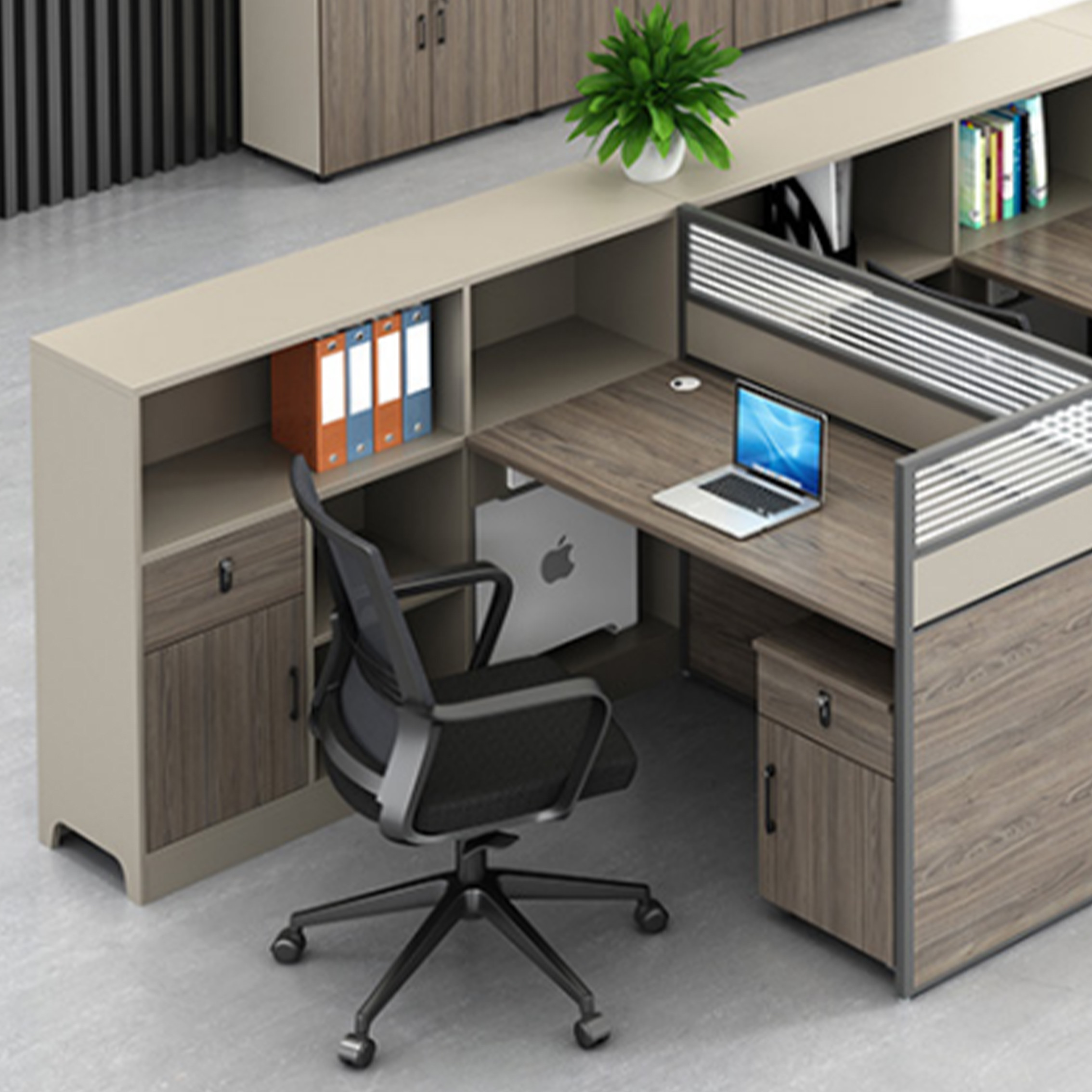 Modern Modular Cubicle Modern Office Partition Desk Workstation