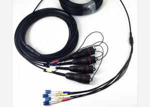 Quality MPO SC Fiber Optic Jumper SM G657A 12 Fibers Waterproof MPO Breakout Cable wholesale