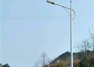 Quality Conical Galvanized Metal Used Street Lighting Steel Poles Flange Connection wholesale