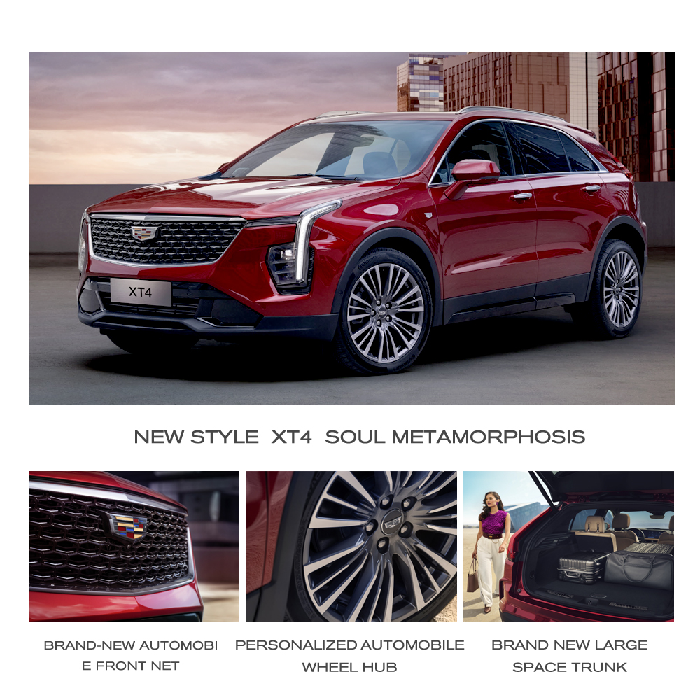 Cadillac XT4 Luxury SUV RWD Turbo Engine Multi-Function Steering Comfortable Leather Seats Automatic Gearbox Euro VI R18