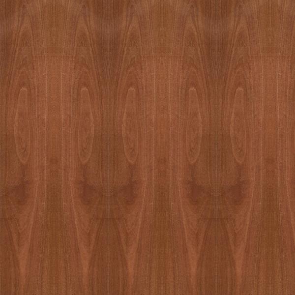 Fancy Plywood Natural Sapele Wood Veneer Crown Grain 5 / 9 / 12 / 15 / 18 / 25 /