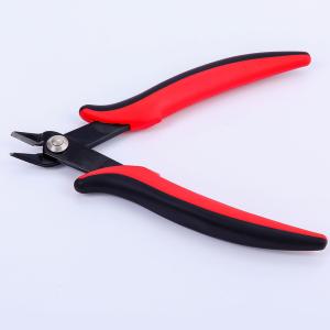Quality Fore Edge 65mn Electronics Pliers Red Black Curved Nose Pliers wholesale