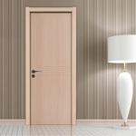 Walnut Solid Wood Slab Exterior Door 2.1m Crackproof PU Painting
