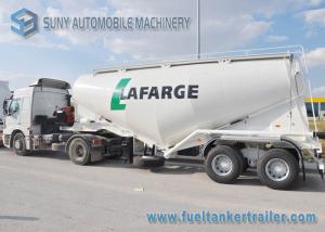 Quality Customized 28 m3 Dry Bulk Tanker Trailer 2 Axle Q345 / AL5083 wholesale
