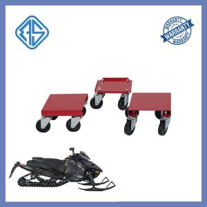 Quality Heavy Duty Drivable Snowmobile Dollies Gravel PP Wheel Caster 3mm Thickness Steel wholesale